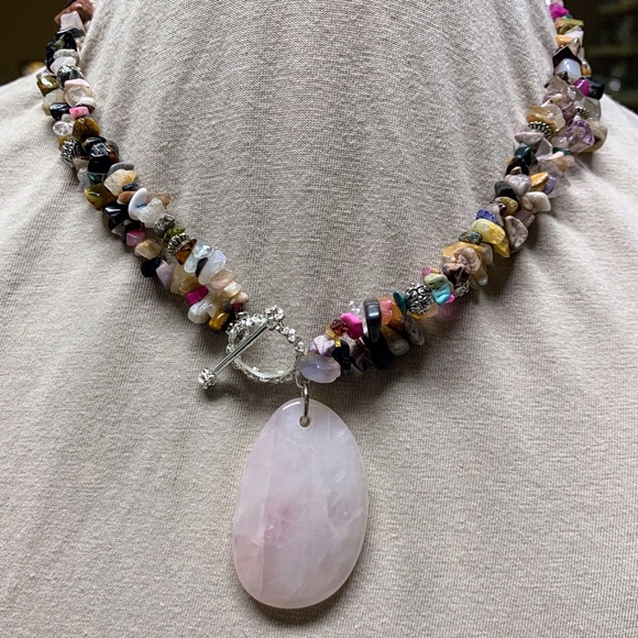 Jewelry - Choker to Rope Gemstone Necklace